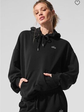 Alo Accolade Hoodie, Black, Size M